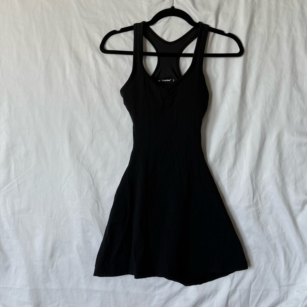 Aritzia TNA Black tennis mini dress
